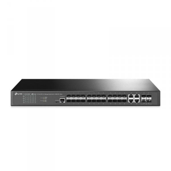 TP-Link Omada TL-SG3428XF Zarządzany L2+ 1U Czarny