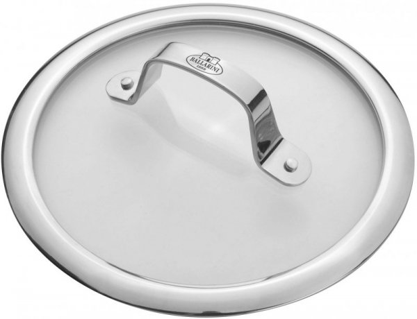 BALLARINI 75002-902-0 pokrywka Okrągły Stal nierdzewna, Przezroczysty