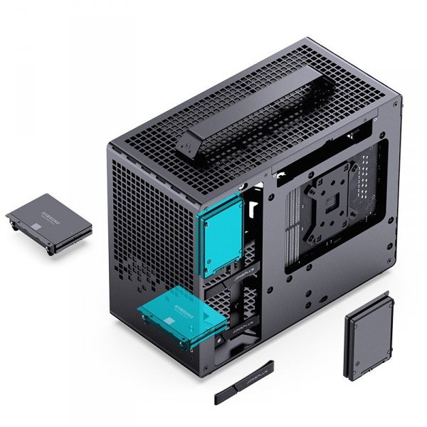 Obudowa Jonsplus MATX Uchwyt Case Z20 - czarny