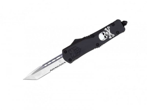 Nóż CobraTec Large FS-3 Jolly Roger Tanto Serrated
