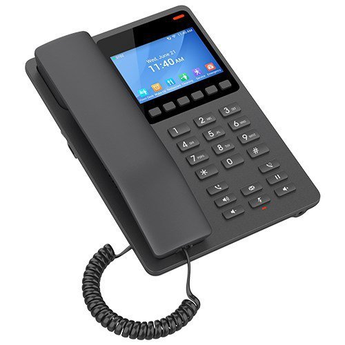 Grandstream GHP 631 LCD Telefon VoIP CZARNY