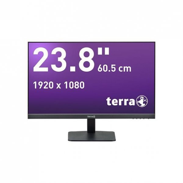 Wortmann AG TERRA 2427W V2 monitor komputerowy 60,5 cm (23.8&quot;) 1920 x 1080 px Full HD LCD Czarny