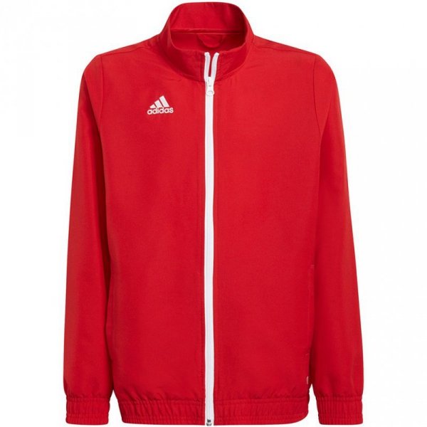 Bluza dla dzieci adidas Entrada 22 Presentation Jacket czerwona H57540 140cm
