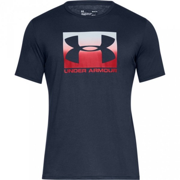Koszulka męska Under Armour Boxed Sportstyle Ss granatowa 1329581 408 L