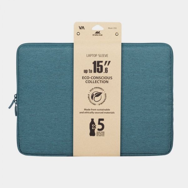Rivacase Suzuka 7705 39,6 cm (15.6&quot;) Etui kieszeniowe Kolor Aqua