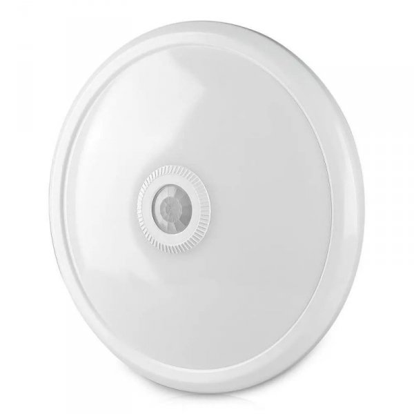 Plafon LED V-TAC SAMSUNG CHIP 12W Czujnik Ruchu VT-13 6500K 900lm 3 Lata Gwarancji