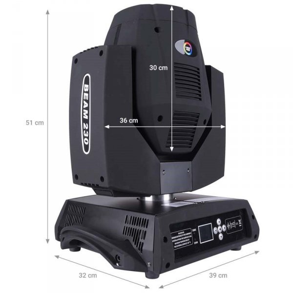 LIGHT4ME 7R BEAM 230W głowica ruchoma oświetlenie