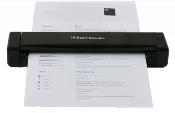 Skaner szczelinowy do dokumentów IRIS Executive 4 458737 (A4; USB; Kabel USB)