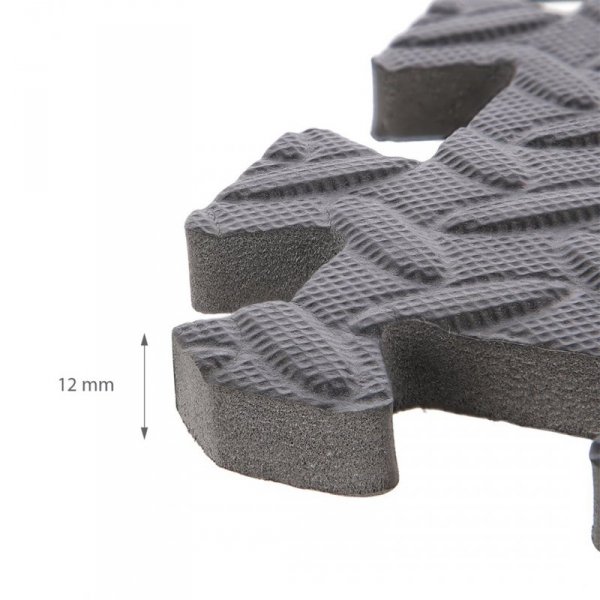 Mata puzzle c.szara 9 elementów 12mm HMS MP12