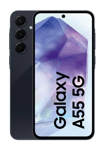 Samsung Galaxy A55 5G Entreprise Edition 16,8 cm (6.6&quot;) Hybrid Dual SIM Android 14 USB Type-C 8 GB 128 GB 5000 mAh Granatow