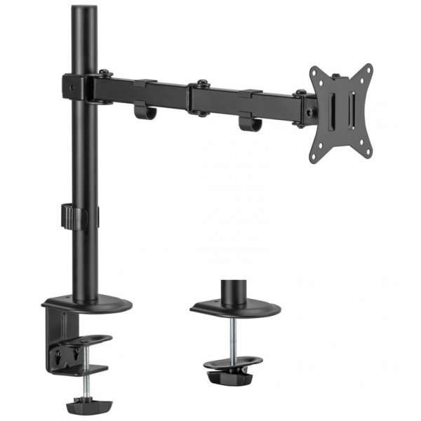 MACLEAN UCHWYT BIURKOWY DO MONITORA LCD 17-32&quot;, 9KG, VESA 75X75 ORAZ 100X100 PODWÓJNE RAMIĘ MC-753N