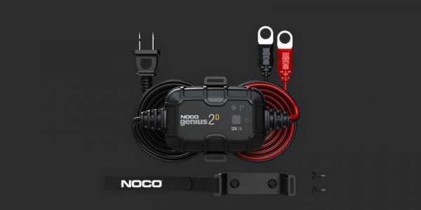 GENIUS2DEU 2A Direct-Mount Battery Charger