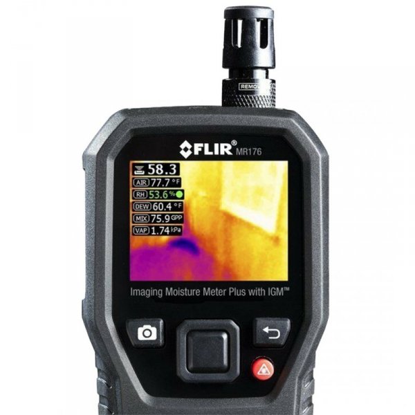 FLIR MR176 higrometr i psychrometr Wewnętrzna Higrometr elektroniczny Czarny