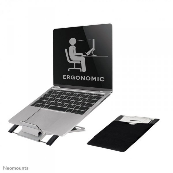 Neomounts NSLS100 stojak na laptop Półka wysięgnikowa na notebooka Srebrny 55,9 cm (22&quot;)