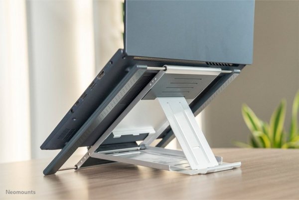 Neomounts NSLS100 stojak na laptop Półka wysięgnikowa na notebooka Srebrny 55,9 cm (22&quot;)