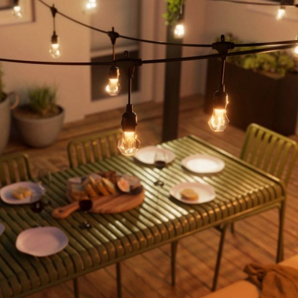 Nanoleaf NF084K02-40SLO inteligentne oświetlenie Inteligentne oświetlenie ogrodowe Wi-Fi/Bluetooth