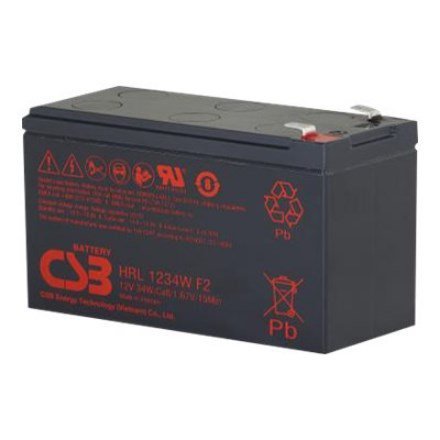 CSB Akumulator 12V 9Ah 34W Pb F2 | HRL1234W