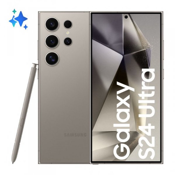 Smartfon Samsung Galaxy S24 Ultra (S928) 12/256GB 6,8&quot; 3120x1440 5000mAh Dual SIM 5G Titanium Gray