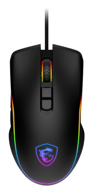 Myszka MSI FORGE GM300 Gaming Oburęczny USB Typu-A Optyczny 7200 DPI