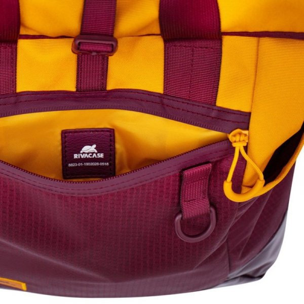 Plecak na laptop 15.6&quot; 25L Rivacase 5321 bordowo-żółty