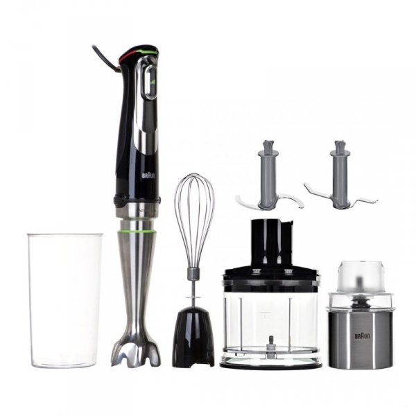 Braun MultiQuick 9 MQ9138XI blender 0,6 l Blender immersyjny 1200 W Czarny, Stal nierdzewna