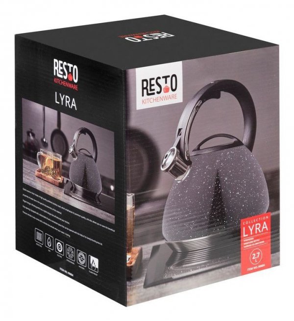 Resto Kitchenware 90604 czajnik 2,7 l Czarny