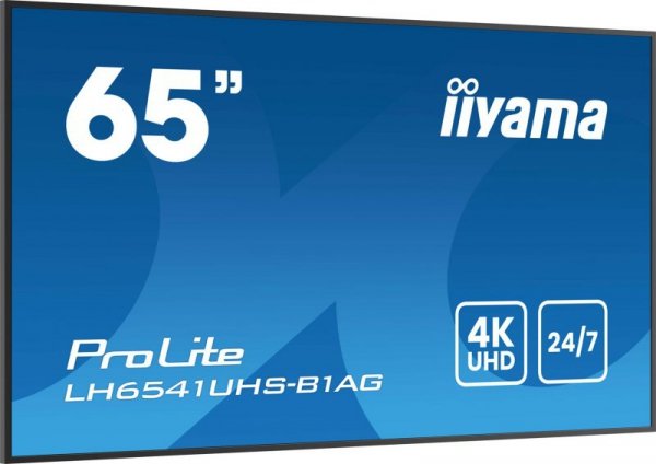 Monitor IIYAMA 164,0 cm (65&quot;) LH6541UHS-B1AG 16:9 3xHDMI+USB IPS