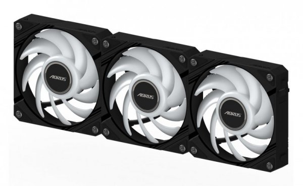 Wentylator Gigabyte AORUS EZ CHAIN FAN 120, ARGB, 3-pak