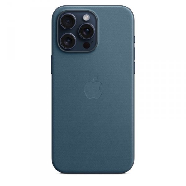 Etui Apple iPhone 15 Pro Max Feingewebe z MagSafe pazifikblau