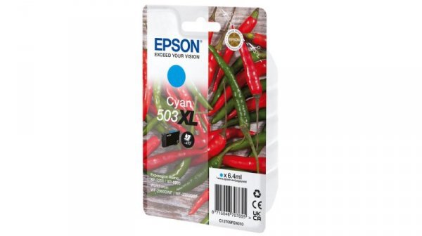 Epson 503XL nabój z tuszem 1 szt. Oryginalny Wysoka (XL) wydajność Cyjan