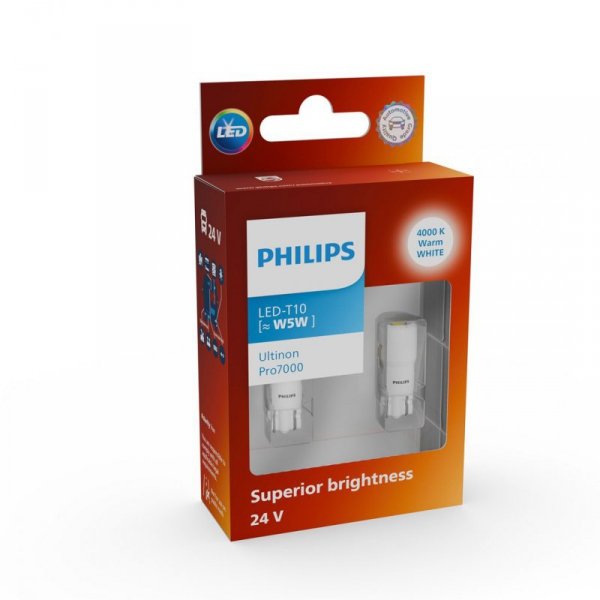 Philips Ultinon Pro7000 24961WU70X2 Żarówka sygnalizacyjna do samochodów ciężarowych