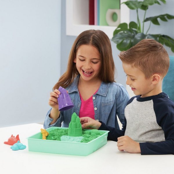 SPIN Kinetic Sand zest.piaskownica zielony 6067479