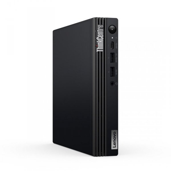 Komputer stacjonarny Lenovo ThinkCentre M70q z procesorem Intel Core i5-14400T, pamięcią wewnętrzną 16 GB SO-DIMM DDR5, dyskiem 