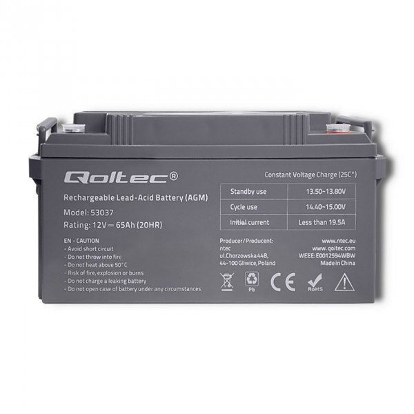 Akumulator bezobsługowy Qoltec 53037