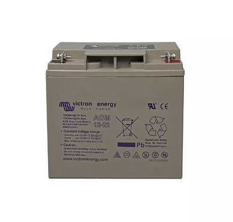Victron Energy 12V/22Ah AGM Deep Cycle Batt.