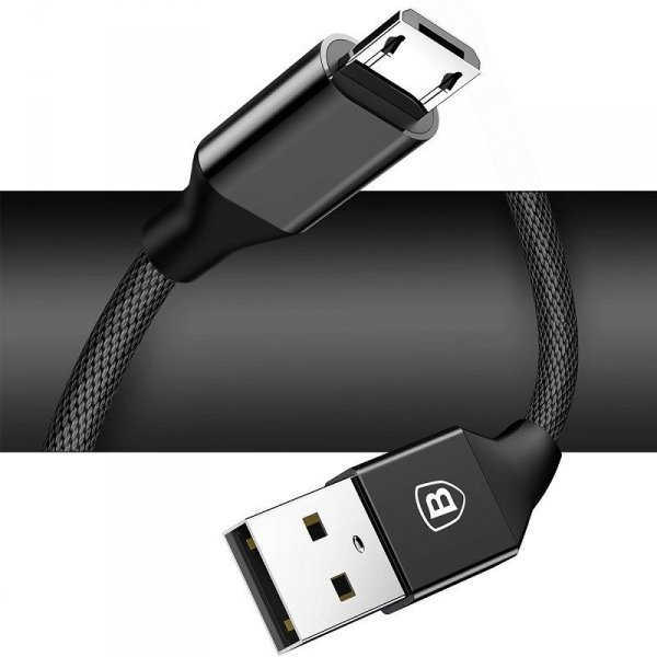 Kabel USB do Micro USB Baseus Yiven 1.5m 2A - czarny