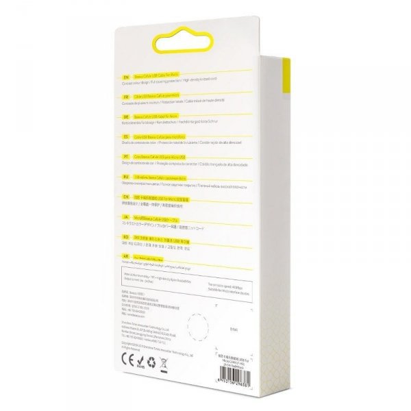 Kabel USB do Micro USB Baseus Cafule 2A 3m (czarno-czerwony)