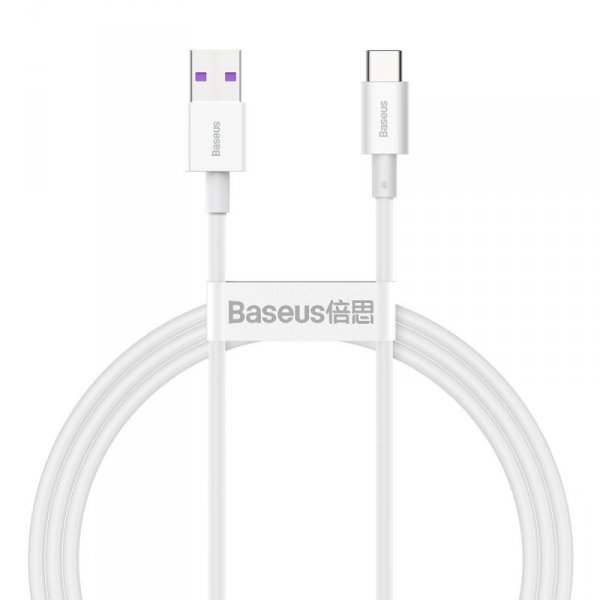 Kabel USB do USB-C Baseus Superior Series, 66W, 1m (biały)