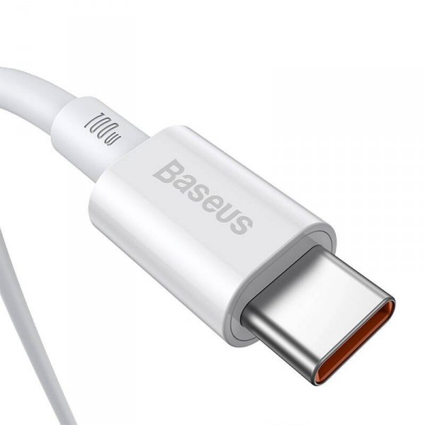 Kabel USB-C do USB-C Baseus Superior Series, 100W, 2m (biały)