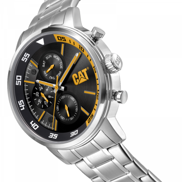 Zegarek stalowy CAT Sail Multi 46mm - stalowy pasek