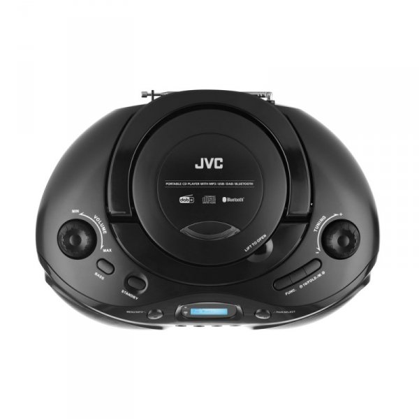 Radioodtwarzacz CD JVC RD-E661B-DAB czarny Bluetooth Tuner FM