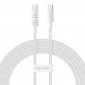 Kabel Baseus Gem Typ C-Typ C 100W 2m (biały) 