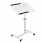 MACLEAN MOBILNE BIURKO/STAND NA LAPTOP, BIAŁE, REGULACJA WYSOKOŚĆ 59-89CM, MAX. 30KG MC-121 W 