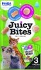 INABA Juicy Bites O smaku domowego bulionu i kalmara - przysmak dla kota - 3x11,3 g 