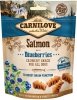 CARNILOVE Fresh Crunchy Łosoś z borówkami - przysmak dla psa - 200 g 