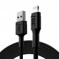GREEN CELL KABEL KABGC12 GC RAY USB - LIGHTNING 200CM, BIAŁY LED, SZYBKIE ŁADOWANIE 