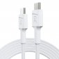 GREEN CELL KABEL KABGC29W GC POWERSTREAM USB-C - USB-C 200CM, POWER DELIVERY 60W, ULTRA CHARGE, QC 3.0, BIAŁY 