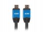 Kabel Lanberg Premium CA-HDMI-20CU-0010-BL (HDMI M - HDMI M; 1m; kolor czarny) 