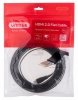 UNITEK KABEL HDMI 2.0 4K60HZ,PŁASKI,5M,C1<br />1063BK-5M 