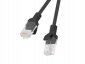 PATCHCORD KAT.5E UTP 1M CZARNY FLUKE PASSED LANBERG 10-PACK 